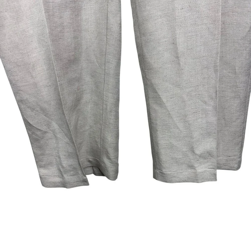 Cubavera Natural Oatmeal Linen Blend Drawstring waist Lounge Pants Men's 2XL